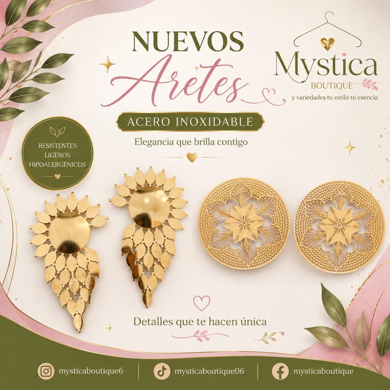 Aretes Dorados