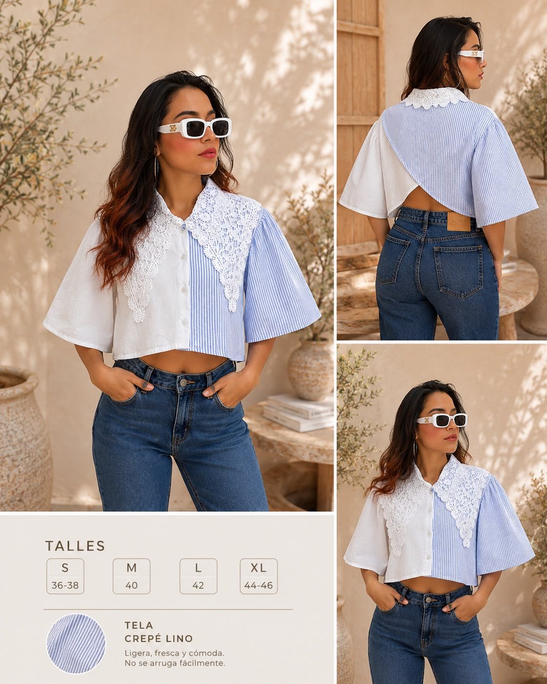 Blusa Cuadros